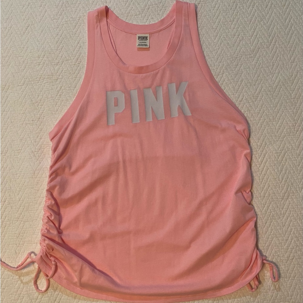 PINK Ruched Tank